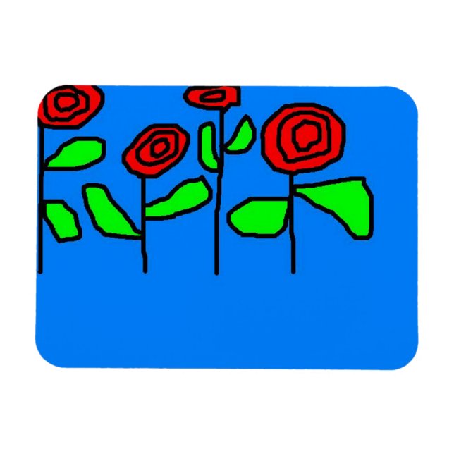 Roses magnet (Horizontal)