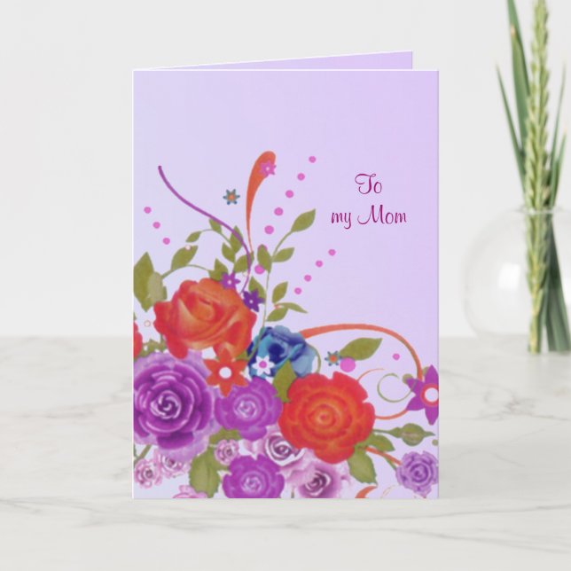 Roses Mother's Day Card (Front)
