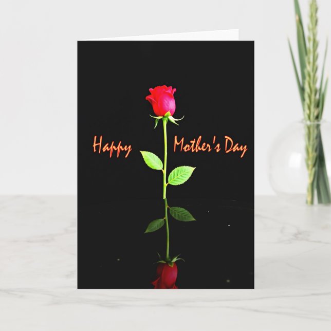Roses Mothers Day Wish Card (Front)