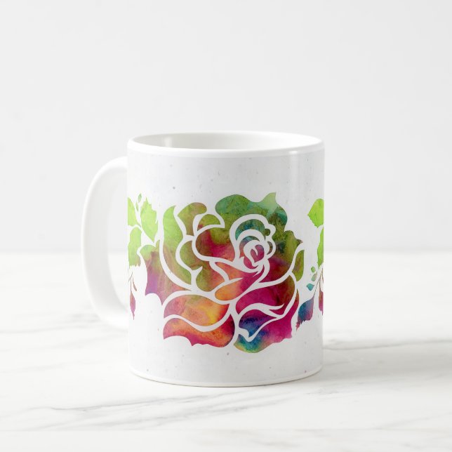 Roses mug (Front Left)