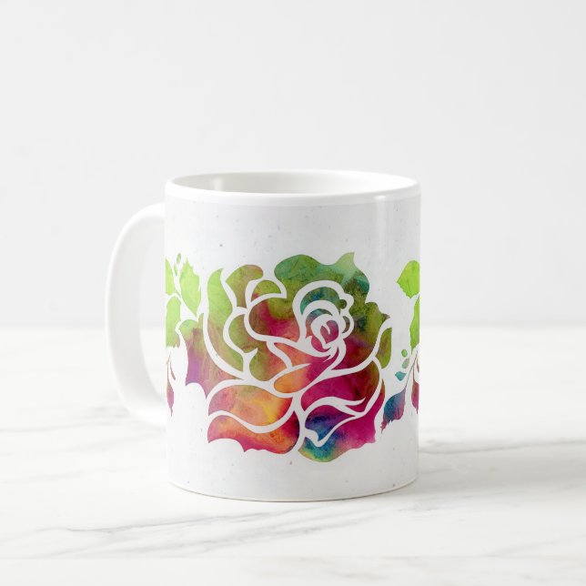Roses mug (Front Left)