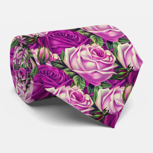 Roses Neck Tie