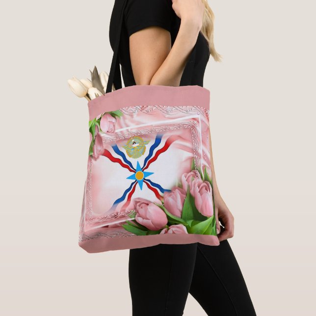 Roses of Assyria Tote Bag (Close Up)