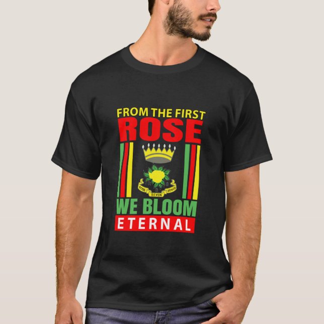 Roses of Seven Seals from First Bloom Eternal RSS  T-Shirt (Front)