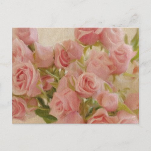 Roses on Canvas Post Cards