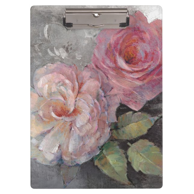 Roses on Gray Clipboard (Front)