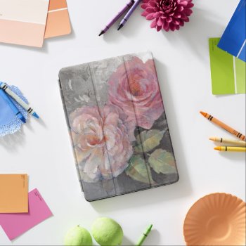 Roses On Gray Ipad Air Cover by wildapple at Zazzle