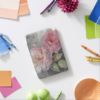 Roses On Gray Ipad Mini Cover by wildapple at Zazzle