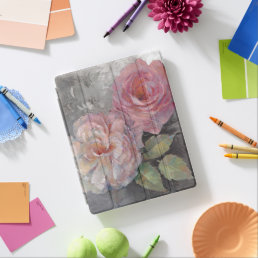Roses on Gray iPad Smart Cover