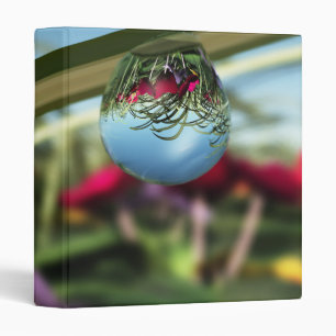 Roses on Raindrops Binder