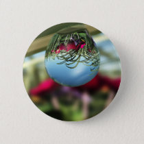 Roses on Raindrops Button