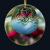 Roses on Raindrops Ornament