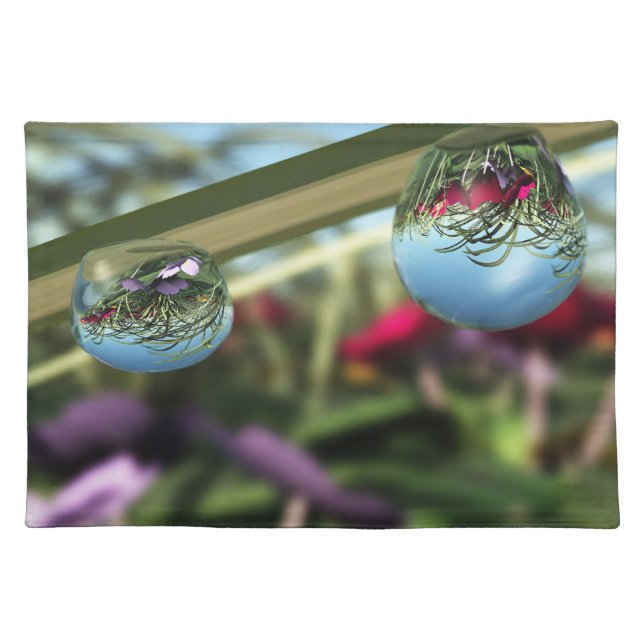 Roses on Raindrops Placemat (Front)