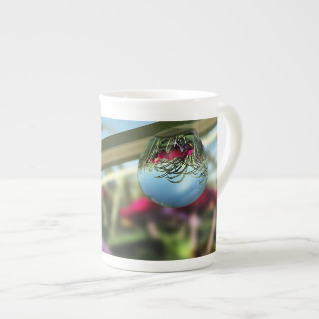 Roses on Raindrops Specialty Mug (Front Right)