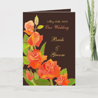 Roses on Your Wedding Day Invitation