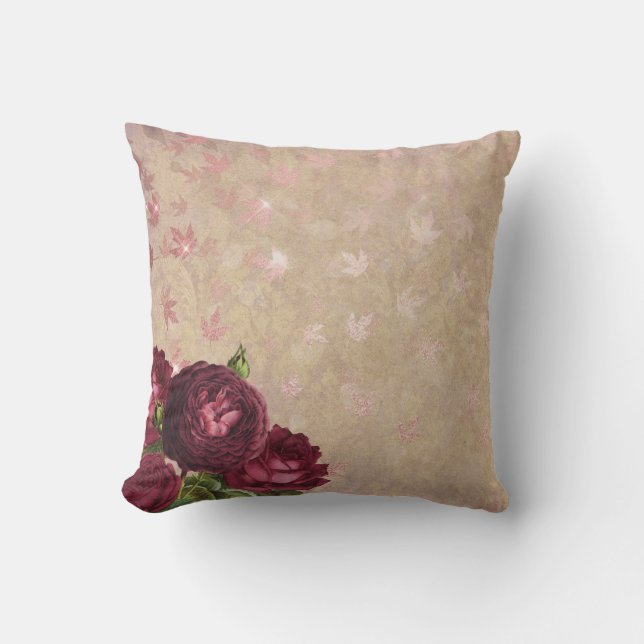Roses Outdoor Throw Pillow (Front)