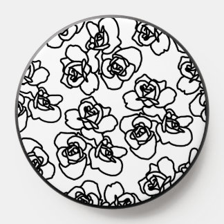 Roses Outline Art PopSocket