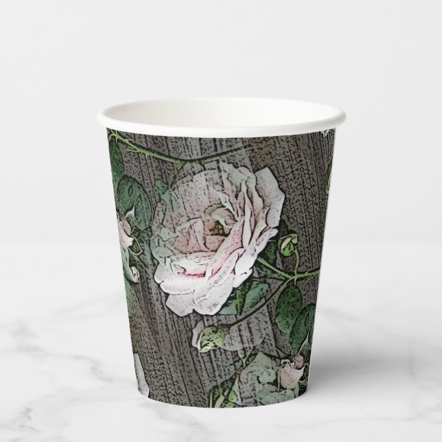 Roses Paper Cup (Back)