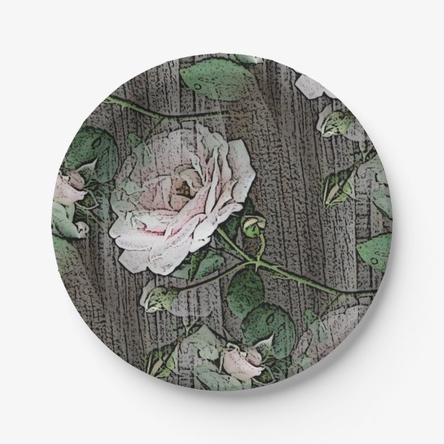 Roses Paper Plates (Front)