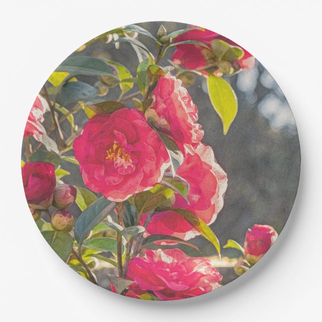 Roses  paper plates (Front)