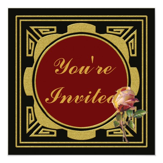 Roses Party Invitation