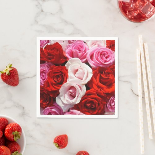 Roses Party Napkins