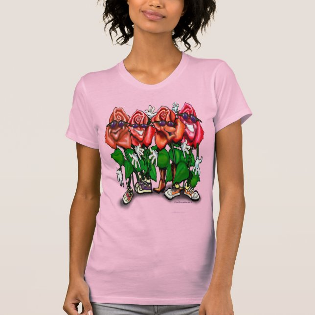 Roses Party T-Shirt (Front)