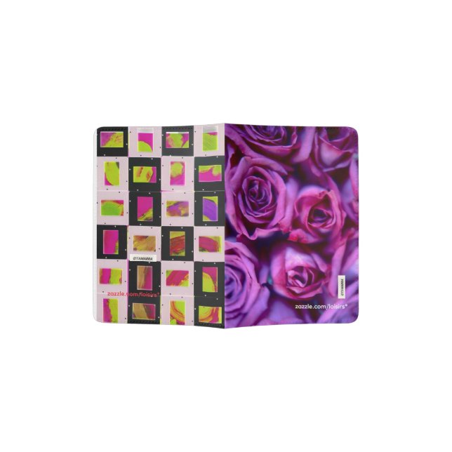 Roses Passport Holder (Opened)