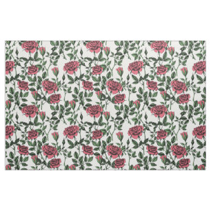 Roses pattern fabric