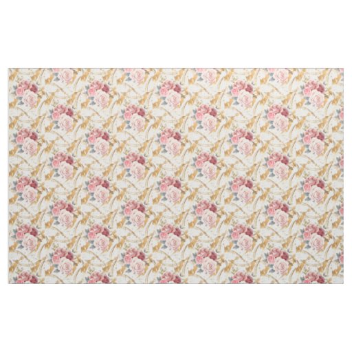 ROSES PATTERN FABRIC