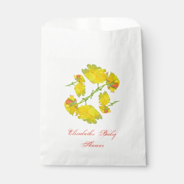 Roses Pattern. Favor Bag (Front)