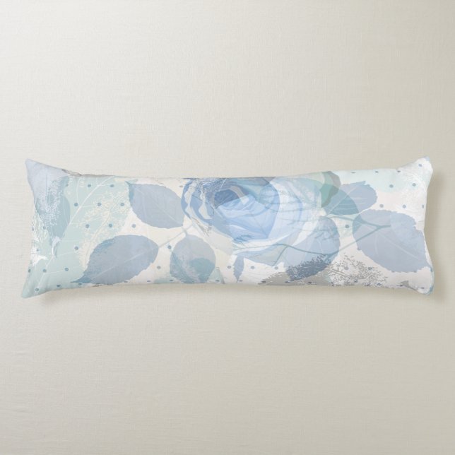 Roses pattern luxury design body pillow (Front)