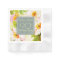 Roses Peonies 90th Birthday Party Paper Napkin