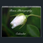 Roses Photography Flower Calendar<br><div class="desc">This pretty floral calendar features my original photographic art – my photographs of a variety of roses in gardens. These calendars are high quality and vibrant. You may choose other sizes and other options if desired. This unique calendar would make a great gift for a flower lover or nature lover...</div>