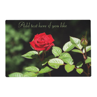 Roses place mat