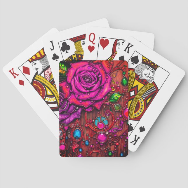 Roses Poker Cards (Back)