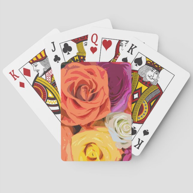 Roses Poker Cards (Back)