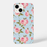 Roses &amp; Polka Dots Pattern iPhone 14 Case