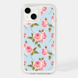 Roses & Polka Dots Pattern OtterBox iPhone 14 Case