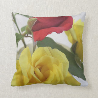 Roses Polyester Throw Pillow, Throw Pillow 16" x 1