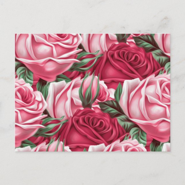 Roses Postcard (Front)