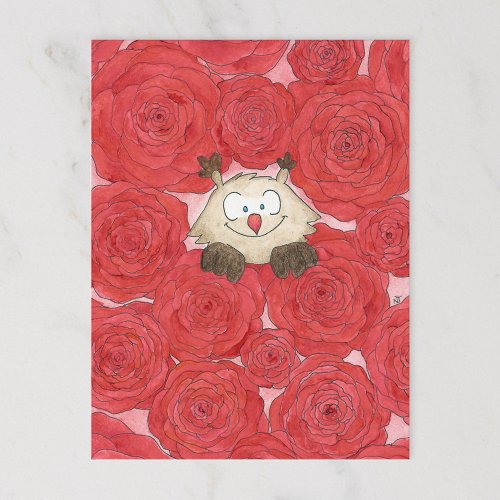 ROSES postcard by Nicole Janes