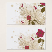 Roses Profile Card (Front & Back)