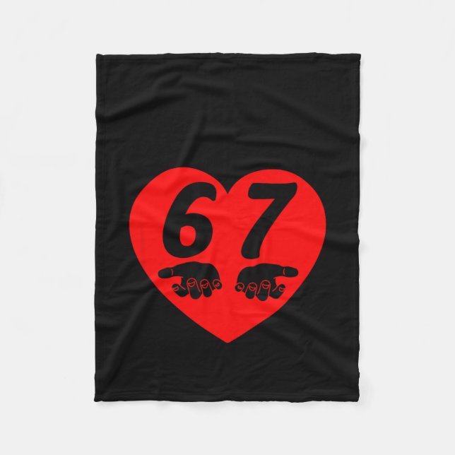 Roses Red Blah Six Seven Funny Valentine Meme Love Fleece Blanket (Front)