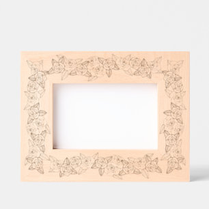 Roses, Roses Lovely Floral Border Engraved Frames