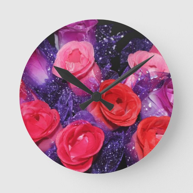 Roses Round Clock (Front)
