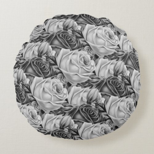 Roses Round Pillow