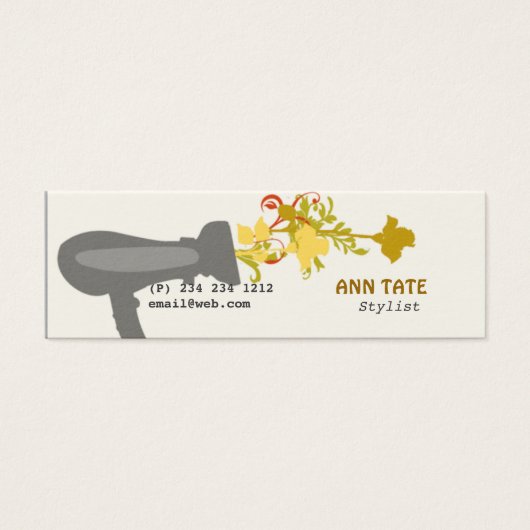 Roses Salon Hair Dryer  Stylist Appointment (Front)