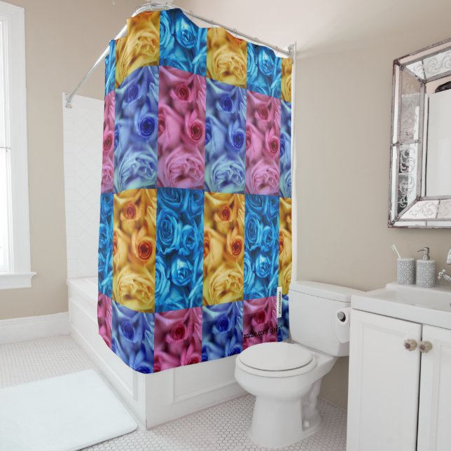 Roses Shower Curtain (In Situ)