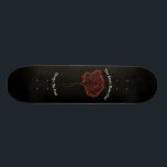 Roses Skateboard<br><div class="desc">"Live too fast to regret anything" let that me your motto because you're not gonna live long</div>